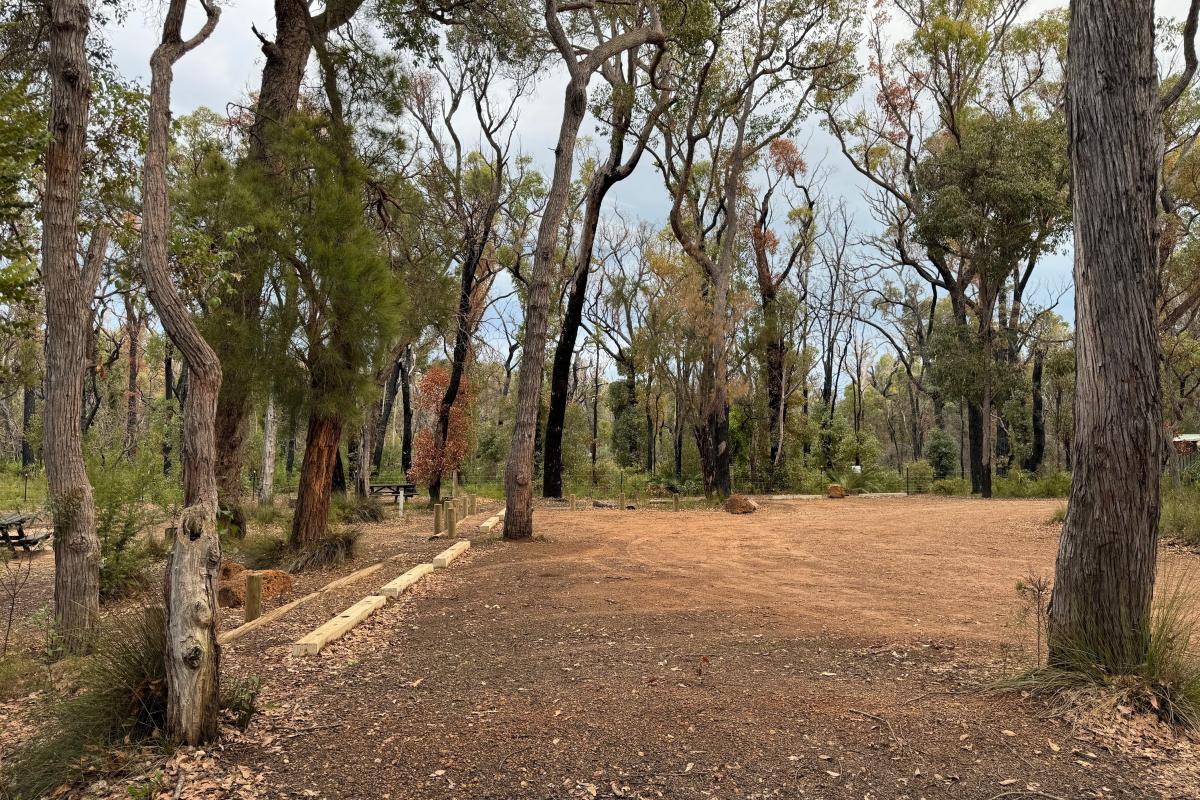 Parking area at Canebrake Pool