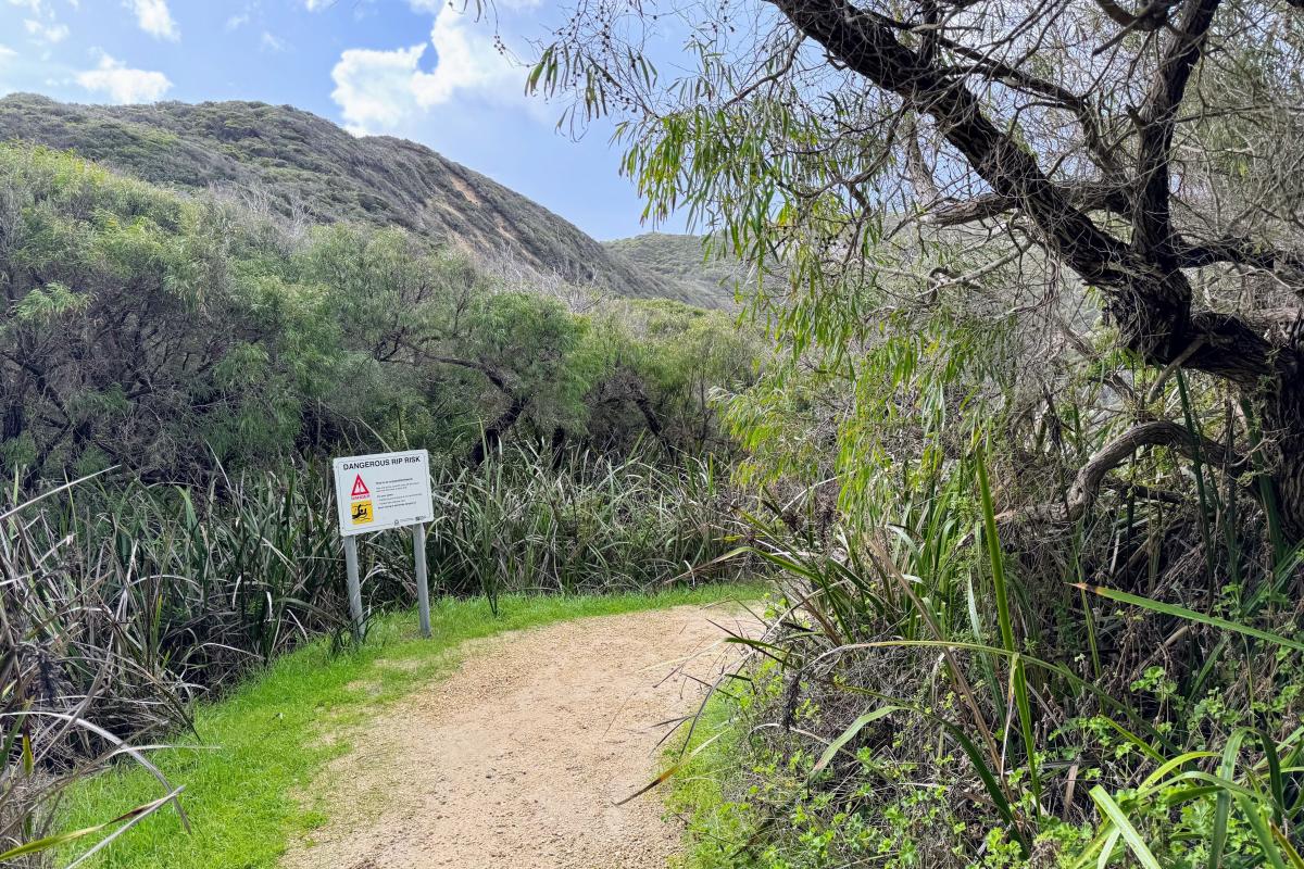 Northern path to Salmon Holes Beach