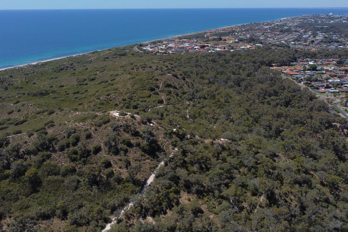 Aerial view of lookout