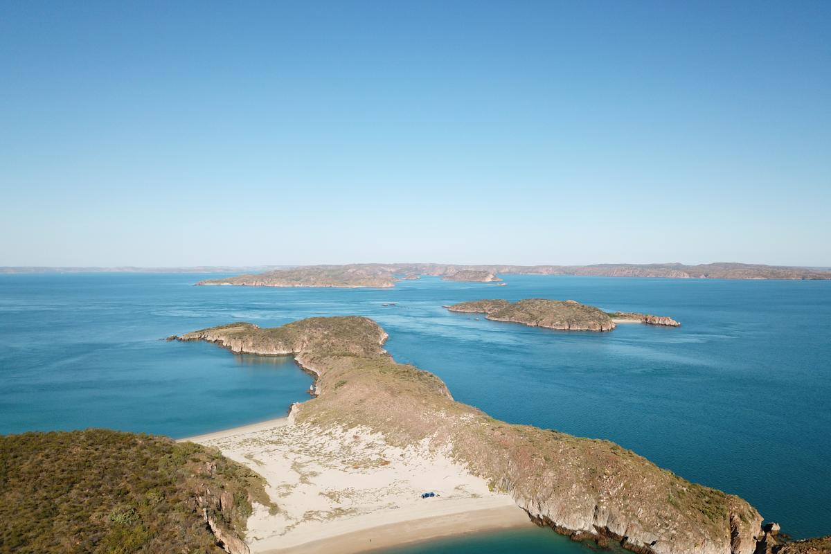 Islands in Mayala Marine Park. 