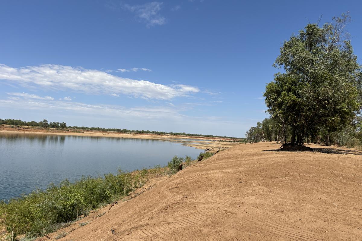 Views from the bank of the Fitzroy River