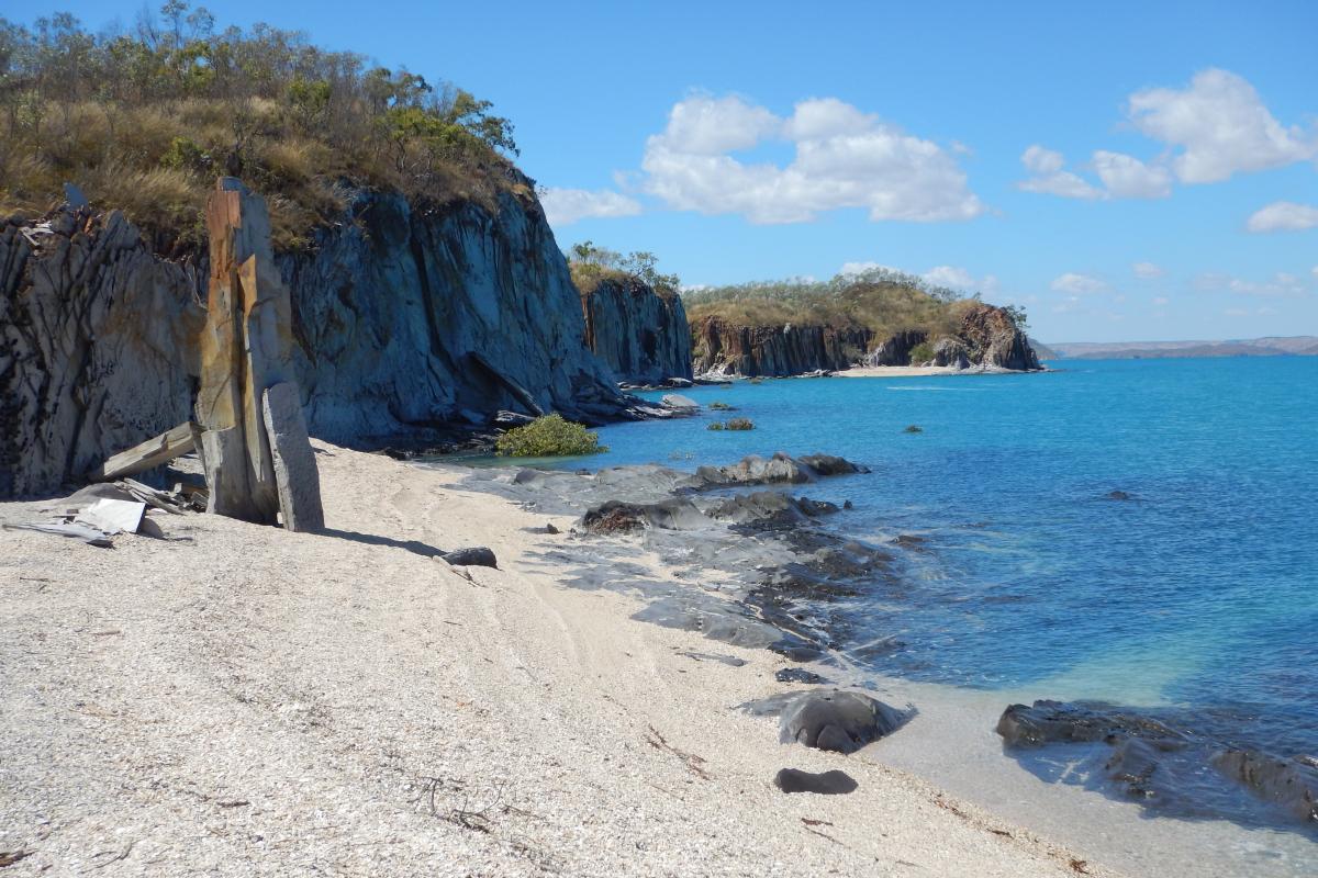 Mayala Marine Park Sandy beach.