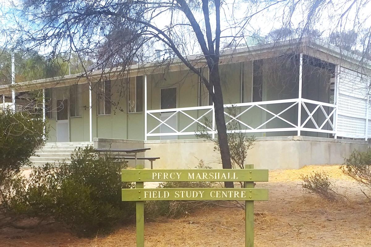 Percy Marshall Field Study Centre Building with large verandah.