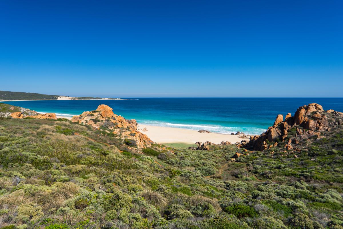 Injidup Beach to the south of Wyadup Rocks 